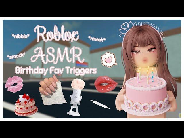 ꒰ Roblox ASMR  ꒱ Birthday Tingles & Nostalgia!  Doing My Favorite Triggers For My B-Day!  𝜗𝜚 ˎˊ˗