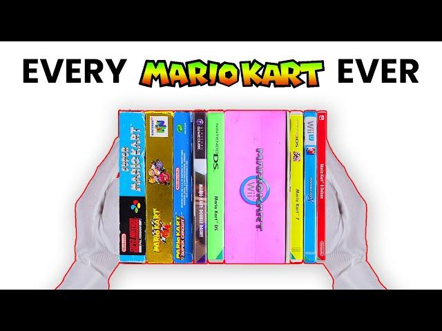 Unboxing Every Mario Kart + Gameplay | 1992-2023 Evolution