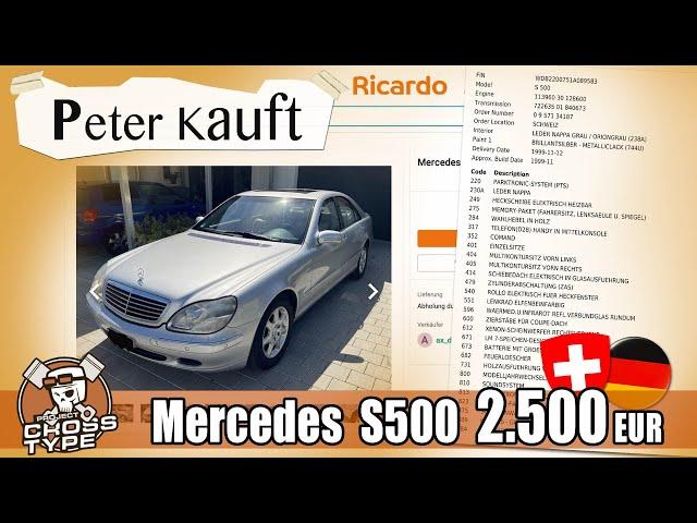 Peter Buys - the cheapest Swiss Mercedes W220 S500 with ZAST in Germany