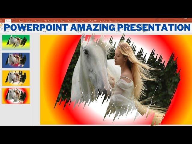 Amazing PowerPoint  Presentation||Brush Effect using PowerPoint animation||ppt