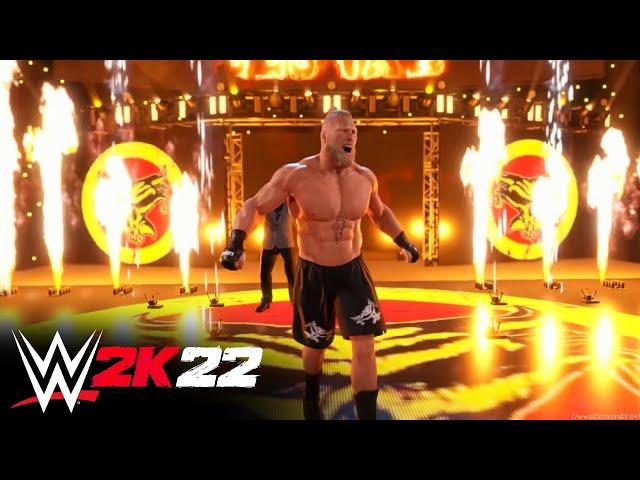 WWE 2K22 - Brock Lesnar Full Entrance