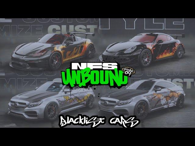 Need For Speed Unbound Volume 9 Blacklist Cars (My Version)