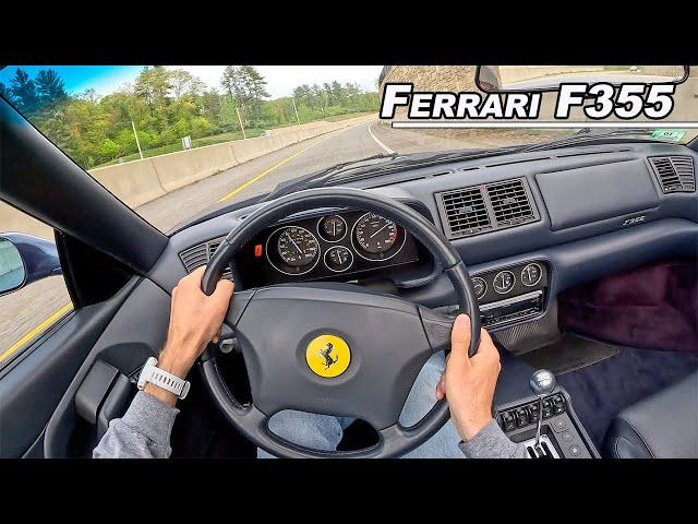 1997 Ferrari F355 Spider - The Gated Manual V8 Supercar You Need to Drive (POV Binaural Audio)