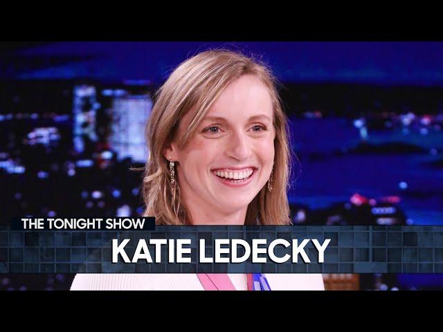 10-Time Olympic Medalist Katie Ledecky Busts the Myth About Swimming After Eating | The Tonight Show