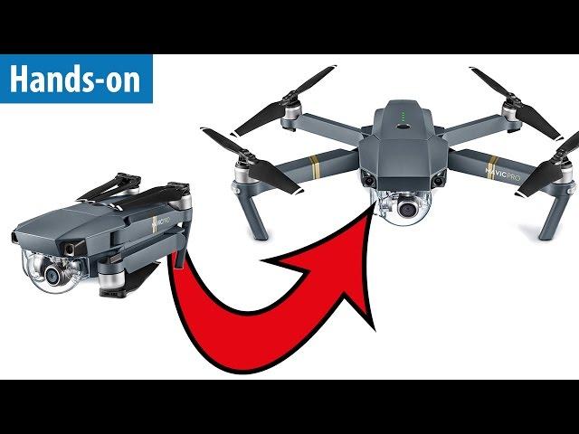 Falt-Drohne: DJI Mavic Pro im Hands-on / Test-Flug in 4K (UHD) | deutsch / german