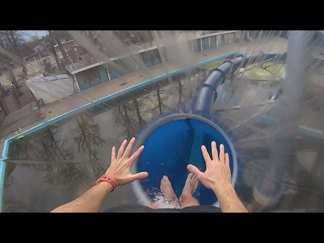 Dangerous Flits Water Slide at Tikibad Duinrell