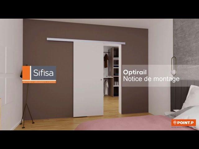 Rail Optirail SIFISA pour porte coulissante  - Notice de montage