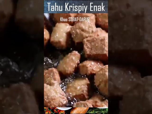 Tahu krispy enak khas sobat dapur #shorts