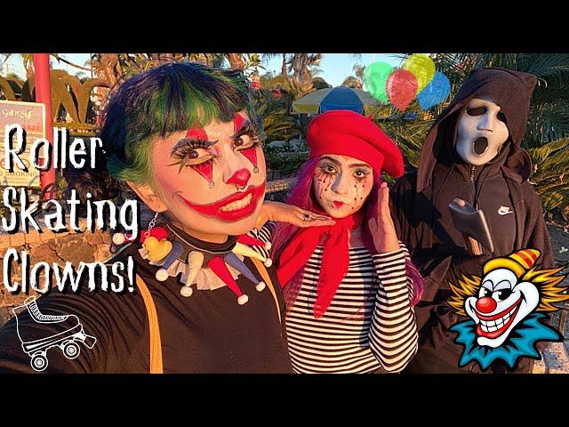 Clowning around!  Roller Skate Vlog !