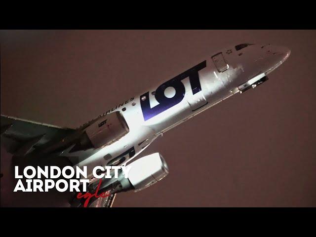 London City Airport Live - 15th November 2024 - Night Stream