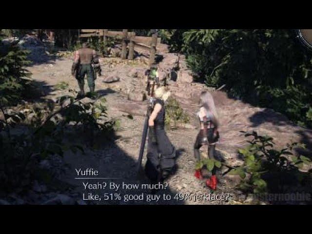 Final Fantasy 7 Rebirth: Tifa & Yuffie roasting Barret, random conversation