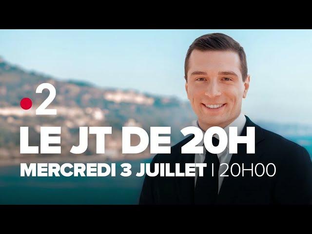 EN DIRECT l Suivez-moi dans le #JT20h de France 2. #BardellaPremierMinistre