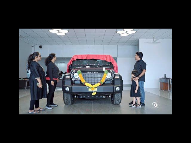 Mahindra Thar Black - New Car Delivery - Praveen, Chaitanya, Chaitra & Nikhita 