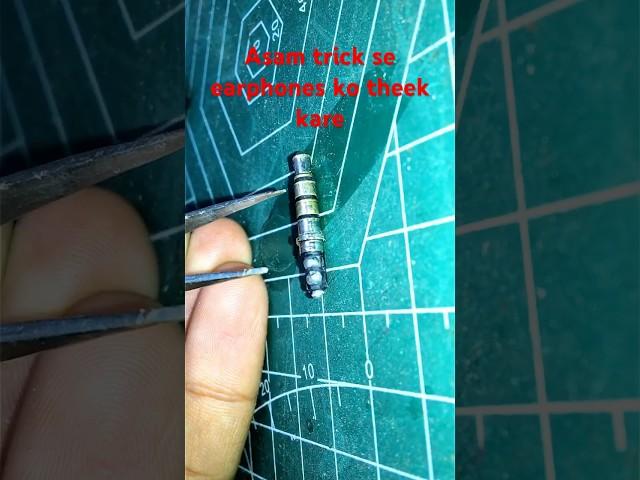 How to repair earphones at home easy trick,#Nagarexperiment