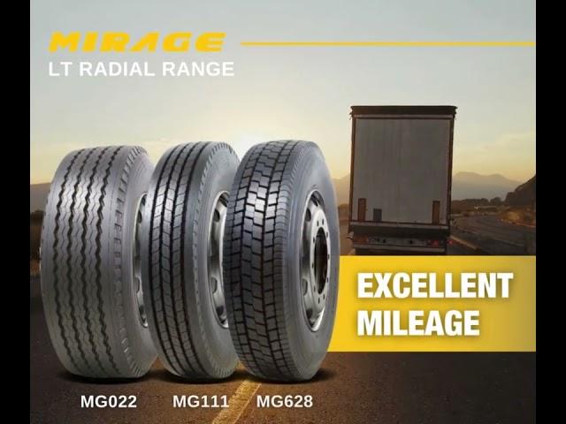 MIRAGE offers high-quality tyres for commercial use.