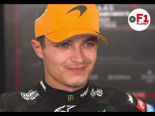 Lando Norris Post Race Interview "MAX‘s FAULT" | Austrian GP 2024
