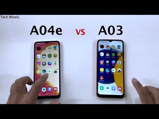 SAMSUNG A04e vs A03  - SPEED TEST