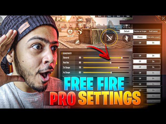 FREE FIRE ( PRO SETTINGS ) 2023 || FREE FIRE HEADSHOT SETTINGS