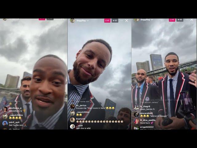 Quincy Hall is the funniest athlete at the Olympics  (IG Live during the opening ceremony)