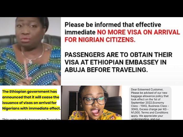 Ethiopia Airline Bans Visa on Arrival For Nigerians + Dubai Travel Updates