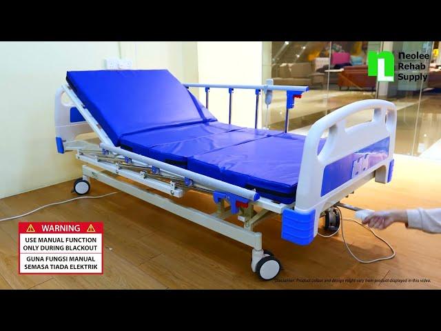 How to use a Homecare (3 Function) Hospital Bed   |   Electric (NL303D)