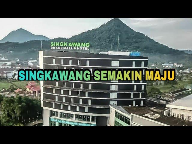 Kota Singkawang 2021 (Drone View) perbandingan infrastruktur dan skyline