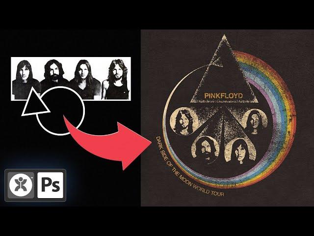 Recreating A Vintage Pink Floyd Graphic From Scratch