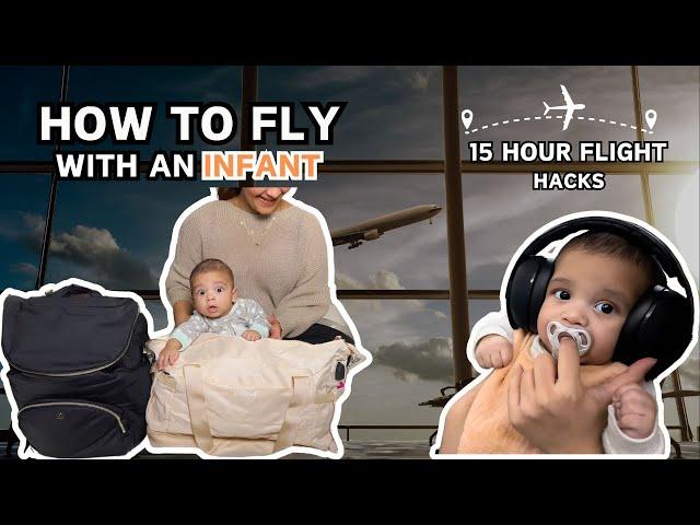 HOW to FLY with an INFANT | A travel guide for new parents 2024