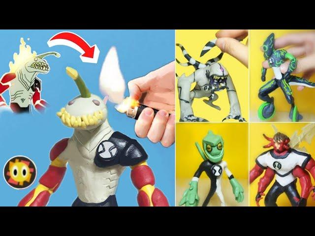 How to make Ben10 Fusion Alien using clay tutorial ｜ Ben10 Clay