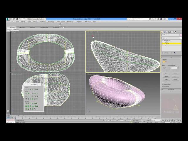 NURBS моделирование и создание параметрической формы