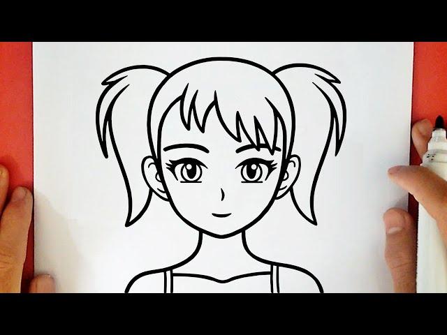 HOW TO DRAW ANIME GIRL