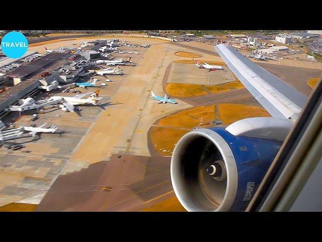 EPIC ENGINE ROAR! British Airways 767-300 Takeoff from London Heathrow!