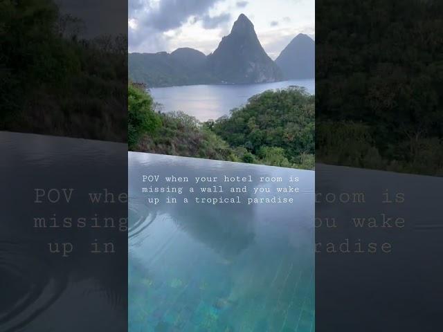 Jade Mountain St Lucia is just something else (hosted) #travel #caribbean #travelblogger