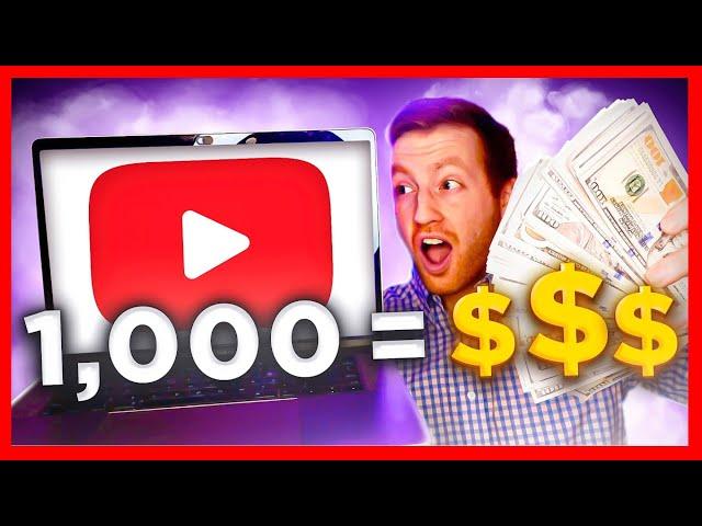 How Much YouTube Pays You For 1,000 Views (2024)