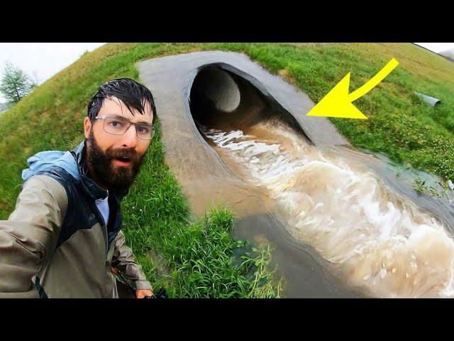 MONSTER FISH CAUGHT in EXTREME CITY FLOODING!