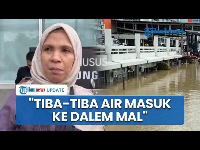 Detik-detik Giant Mega Bekasi Mall Diterjang Banjir, Pemilik Toko: Air Langsung Sedada