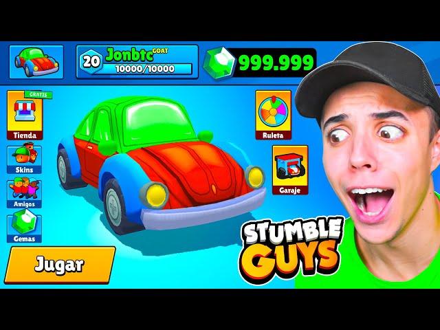 PROBÉ los NUEVOS COCHES de STUMBLE GUYS!  STUMBLE CARS