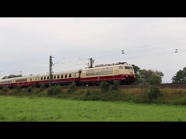 103 113 auf der Nord-Süd Strecke