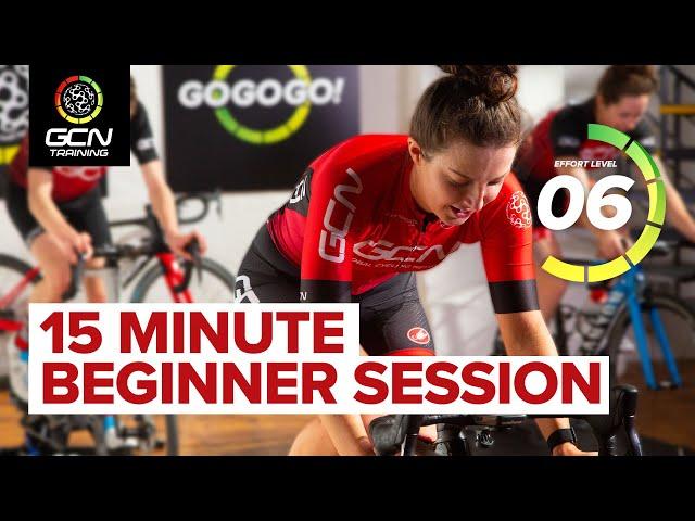 15 Minute Beginner Indoor Cycling Session