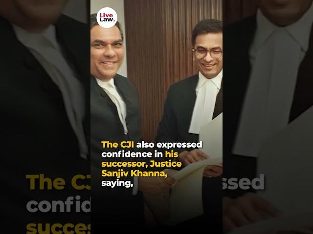 'We Are Here Only As Pilgrims, Do Our Work & Leave': CJI DY Chandrachud Bids Farewell To SC