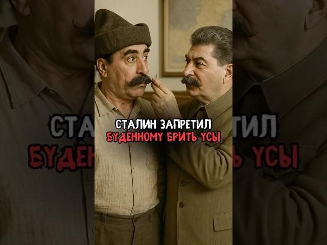 Зачем Сталин запретил Буденном брить усы #история #факты #прошлое #интересно #ссср #познавательно