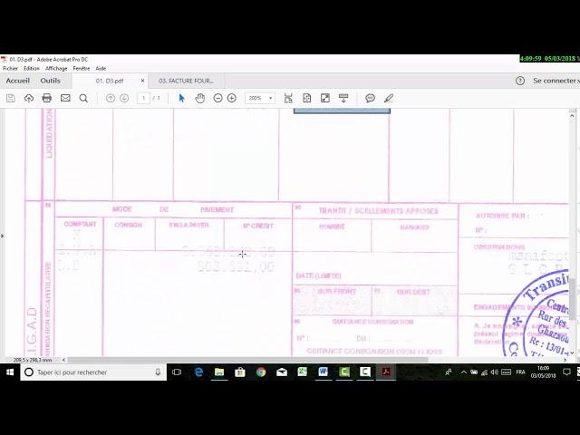 Dossier Importation Traitement et Constatation Comptable/PCCOMPA