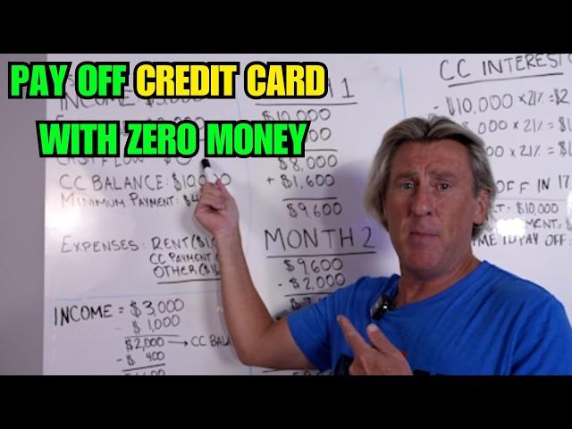 How to Pay Off A Credit Card with 0 Cash Flow!