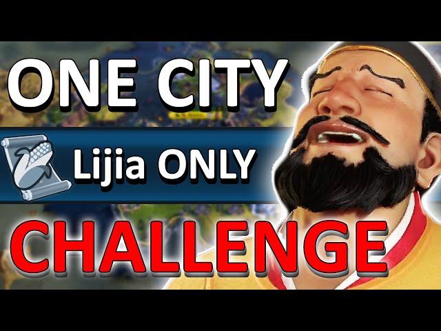 I worked ONLY Lijia City Projects In A ONE CITY CHALLENGE AS Yongle In Civ 6 - ONE CITY CHALLENGE