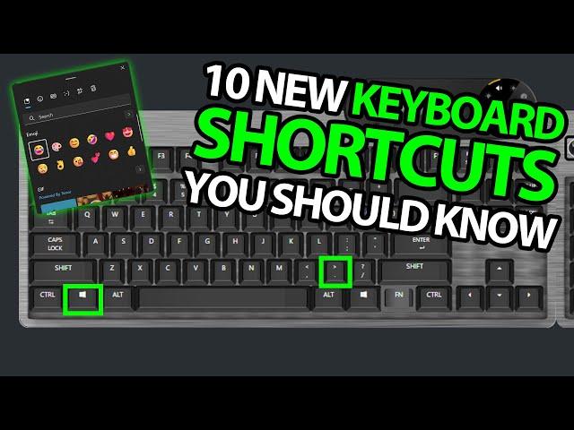 10 Windows Keyboard Shortcuts You Should Know!