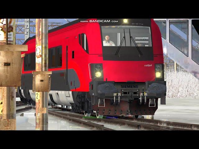 Train Simulator - @unsereOEBB's Railjet if they were to go to Bucuresti Nord + some DMU's