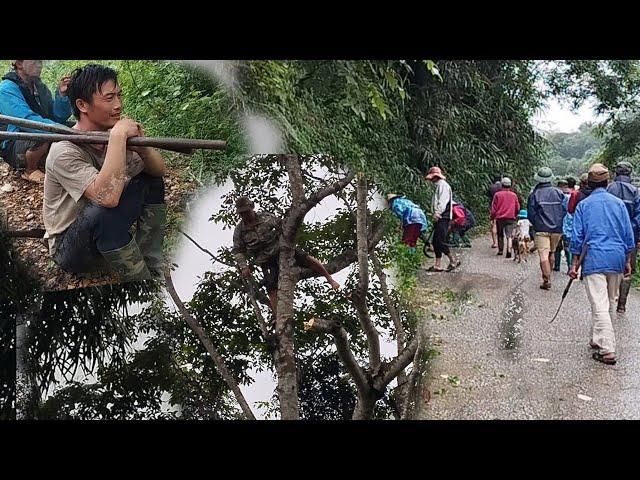 The whole village went to clear the road, to prepare for the rice transport season