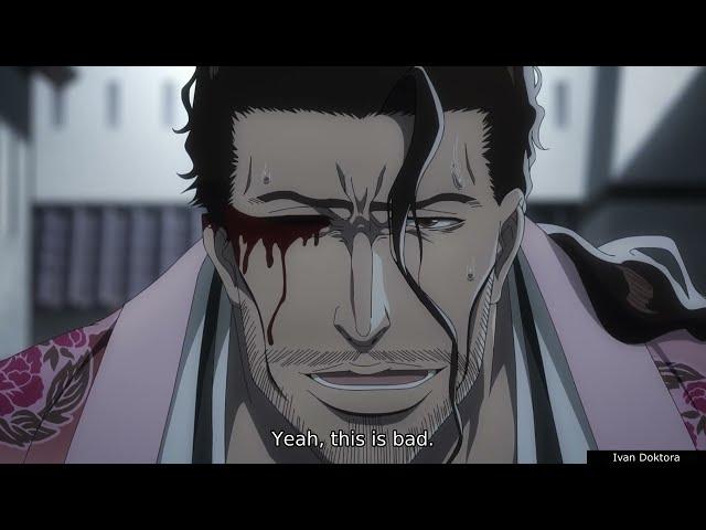 Shunsui Kyoraku Lose His Eye Vs Robert Accutrone "N" | BLEACH: Thousand-Year Blood War Episode 4