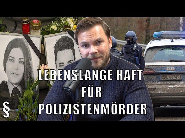 Lebenslange Haft für Polizistenmörder I Doppelmörder verurteilt I André Miegel