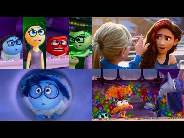Inside Out 2 | New clips | Bree's Emotions, Fire Hawks, Sadness returning to Headquarters and more!